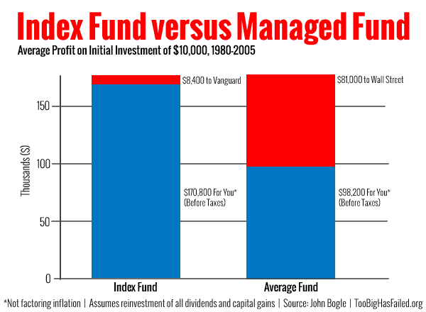 index vs mutual fund