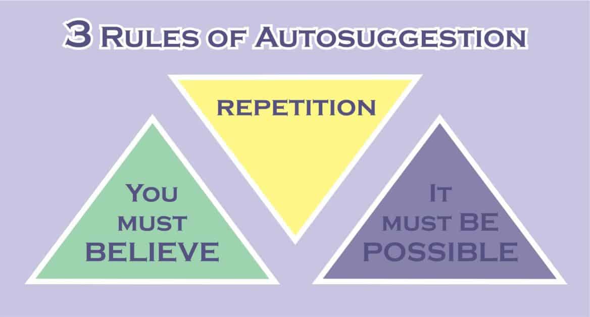 The Three Rules for Successful Autosuggestion.