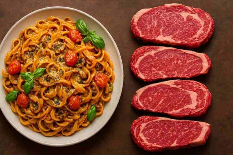 Keto meal vs SAD meal